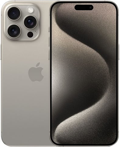 Apple iPhone 15 Pro Max 512GB Natural Titanium, Unlocked C - CeX
